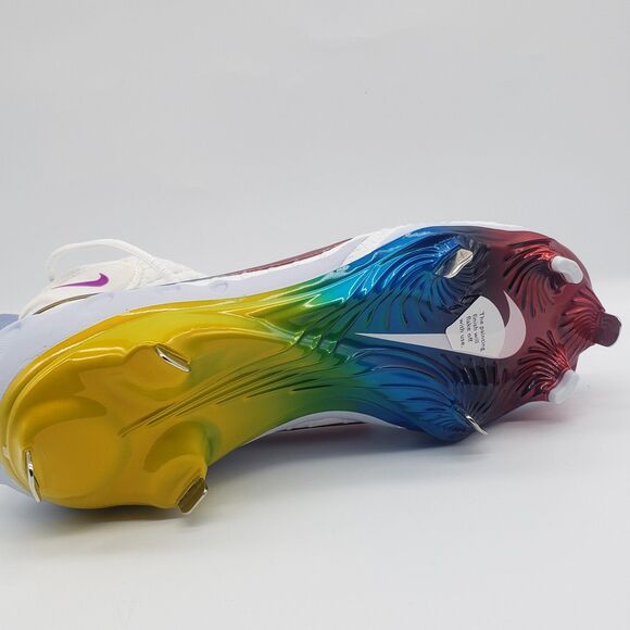 Nike Alpha Huarache Nike Vapor Edge Elite 360 Flyknit "Rainbow Swoosh" Special - Picture 4 of 10